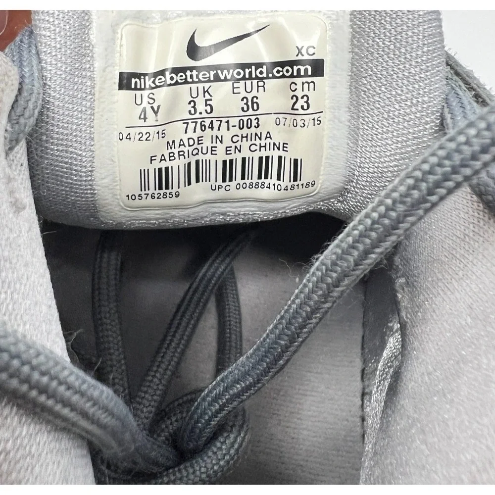Nike‎ Kids Lebron James Soldier IX Basketball Shoes 776471-003 Youth 4 Gray